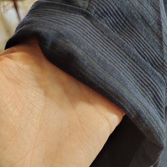 Lularoe Chelsea Womens Size XL Navy Blue Ribbed Short Sleeve T-Shirt Dress ~ NWT - Picture 5 of 5